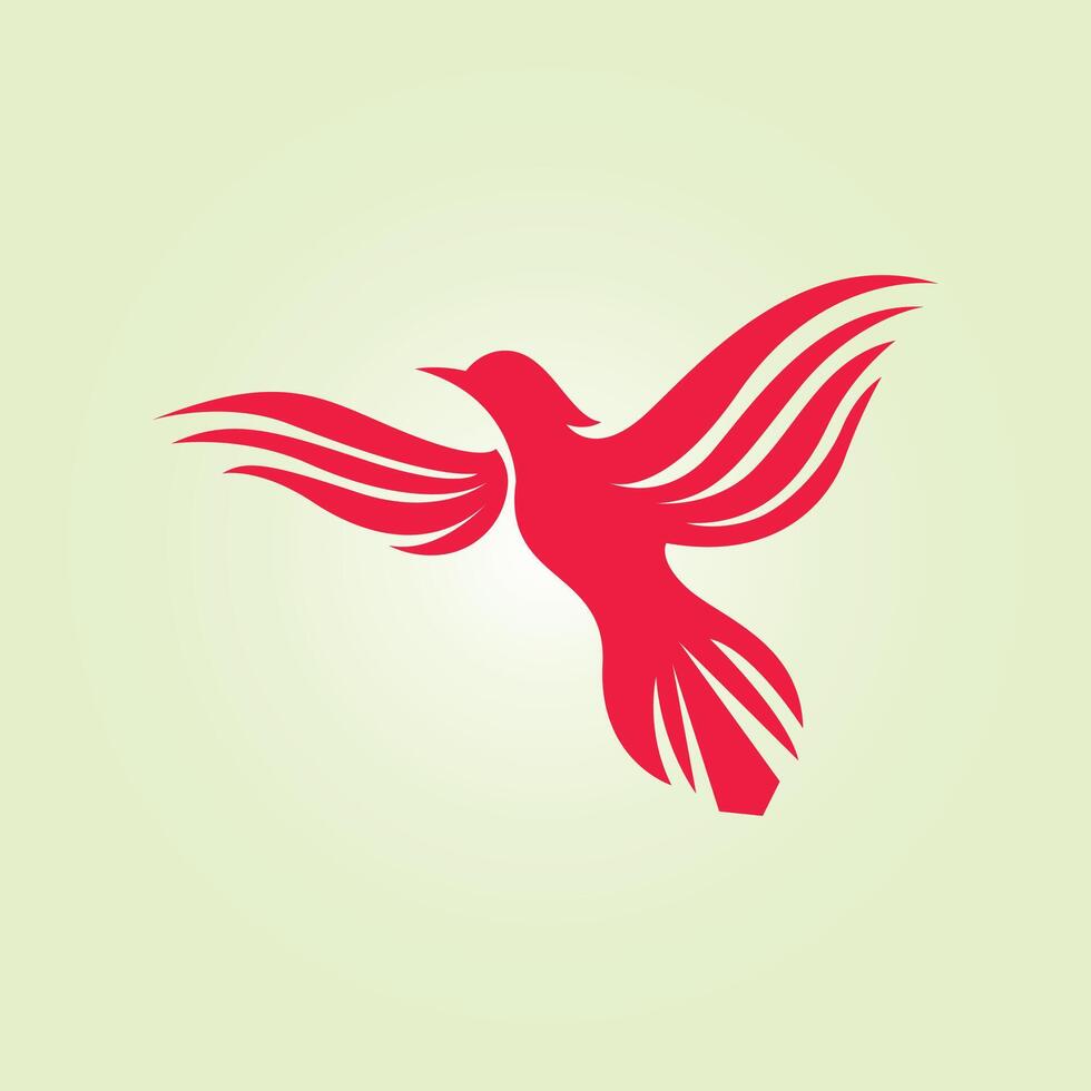 Bird trendy artwork gorgeous abstract illustration colorful useful design vector
