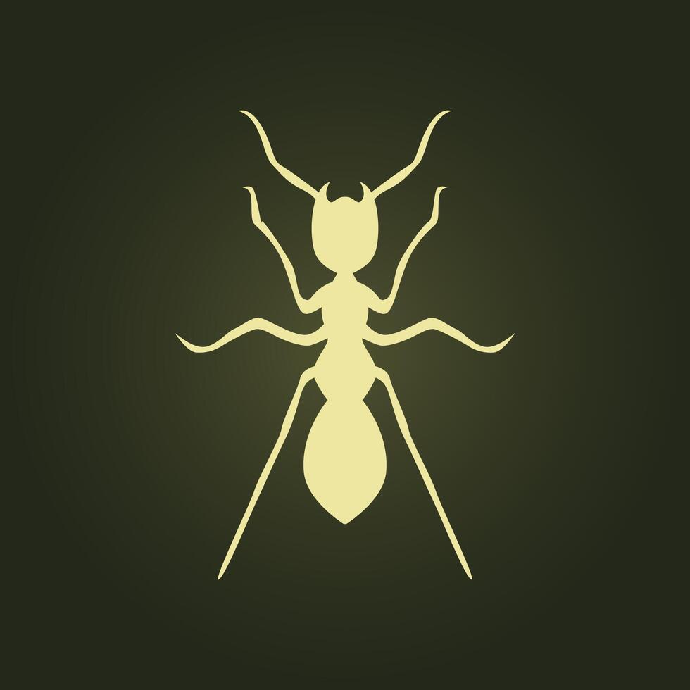 Ant trendy artwork surprising abstract illustration colorful useful design vector