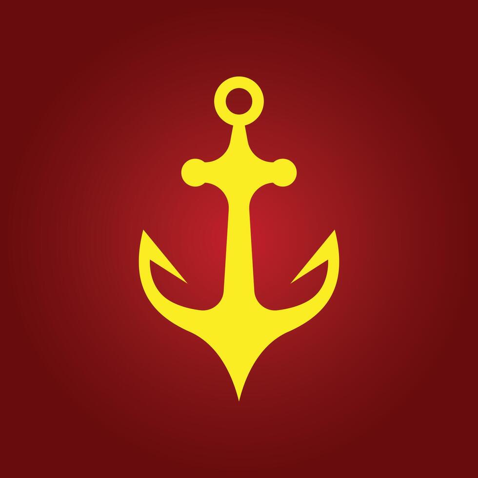 Anchor trendy artwork incredible abstract illustration colorful useful design vector