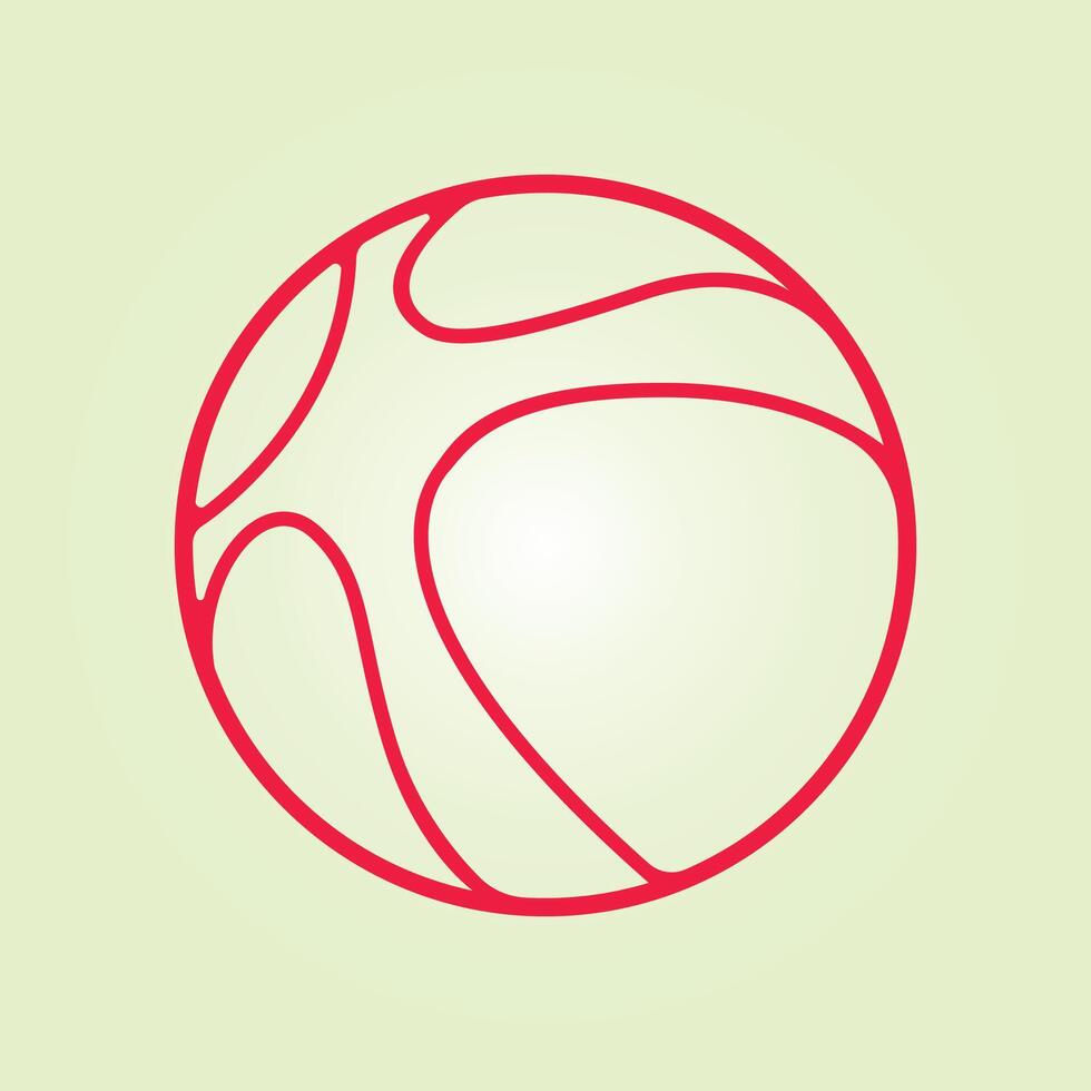 Basket ball trendy artwork gorgeous abstract illustration colorful useful design vector