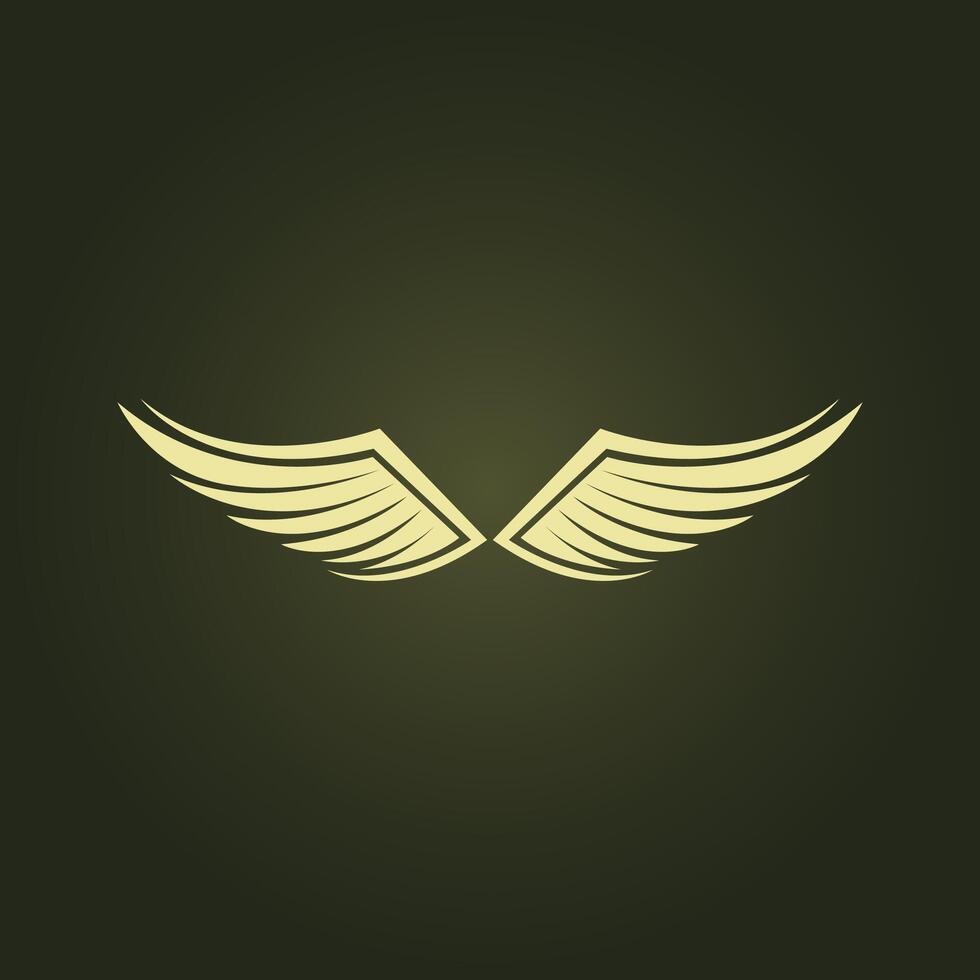 Falcon wings trendy artwork surprising abstract illustration colorful useful design vector