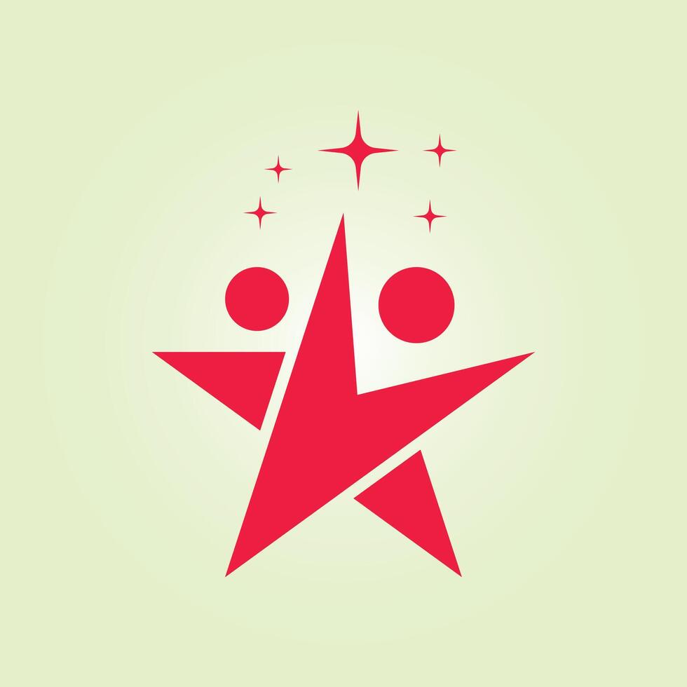 Stars trendy artwork gorgeous abstract illustration colorful useful design vector