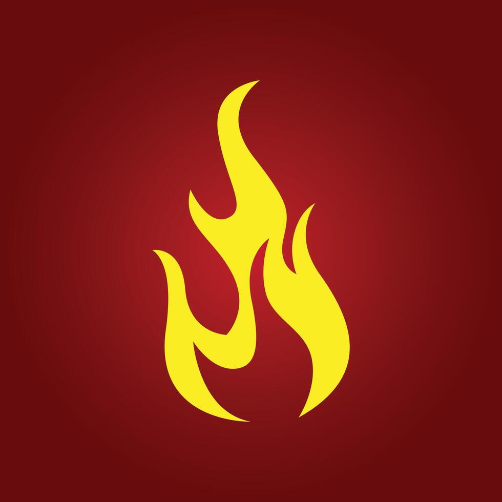 Fire flame trendy artwork incredible abstract illustration colorful useful design vector
