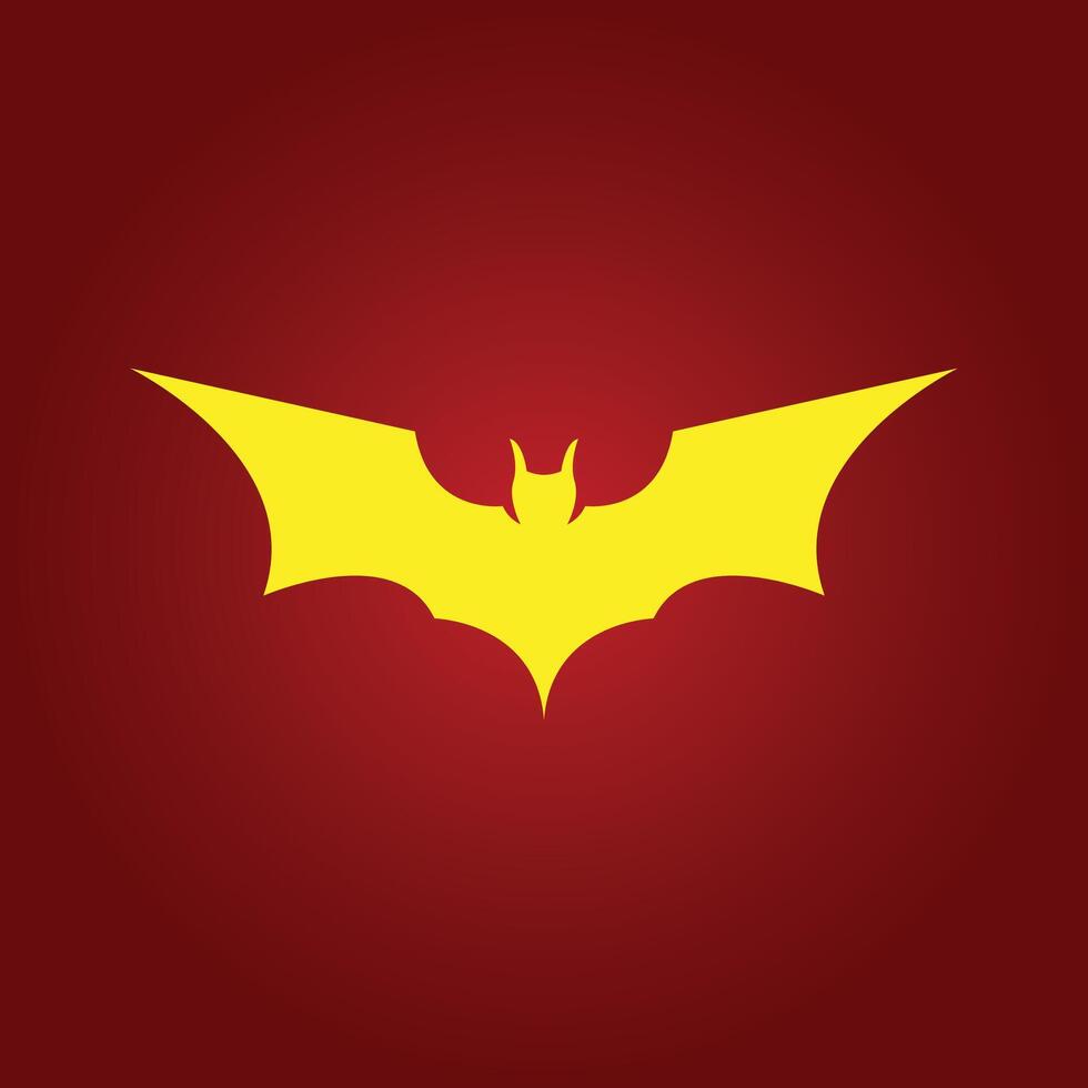 Night bat trendy artwork incredible abstract illustration colorful useful design vector