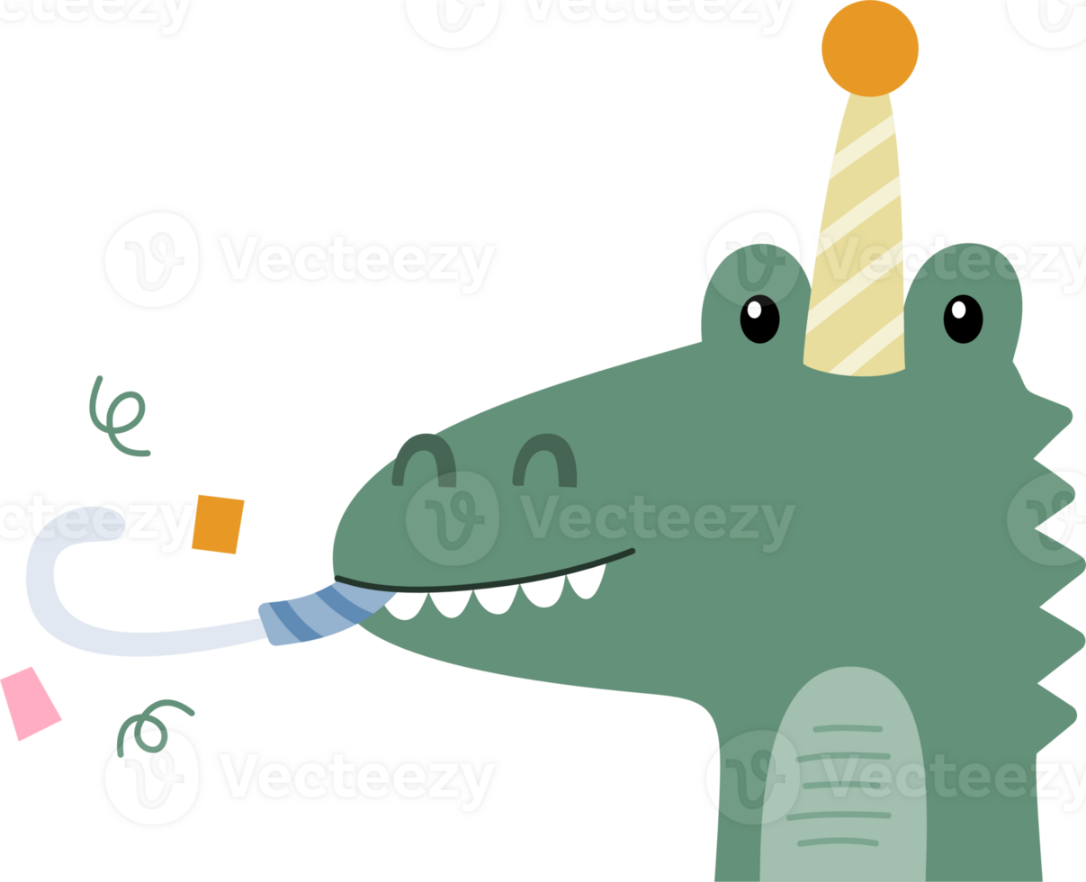 crocodile birthday animal clipart png