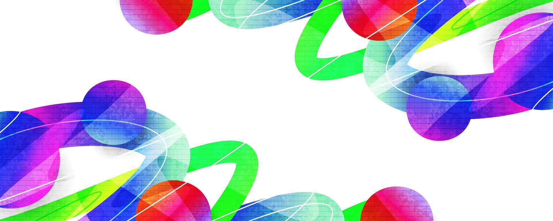 Abstract Geometric Background with Colorful Gradient Shapes with Texture Effect. Modern Gradient Background Illustration vector