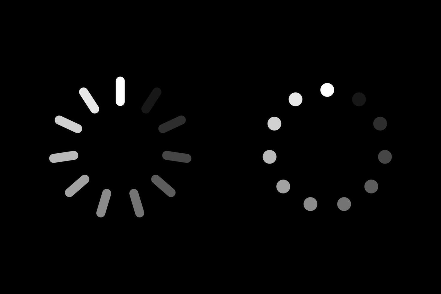 Internet Circular Loading Icon Design. vector