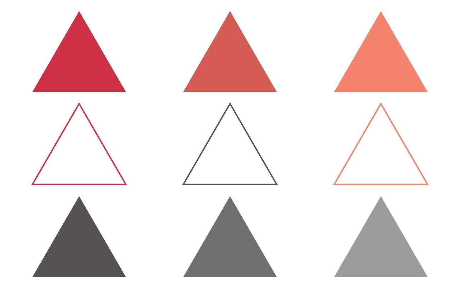 Three sides with the same length geometric shape. Equilateral triangle in mathematics lesson for classroom. vector