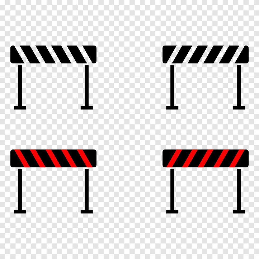 Road barrier symbol. Firefighter shop for advertising elements. Icons for infographics, websites, web design. vector