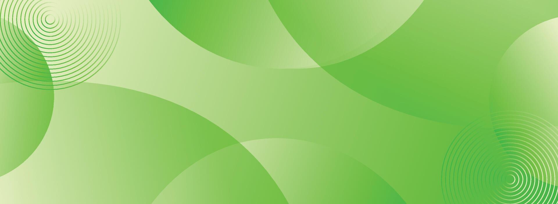 Green abstract background. Soft green banner template vector