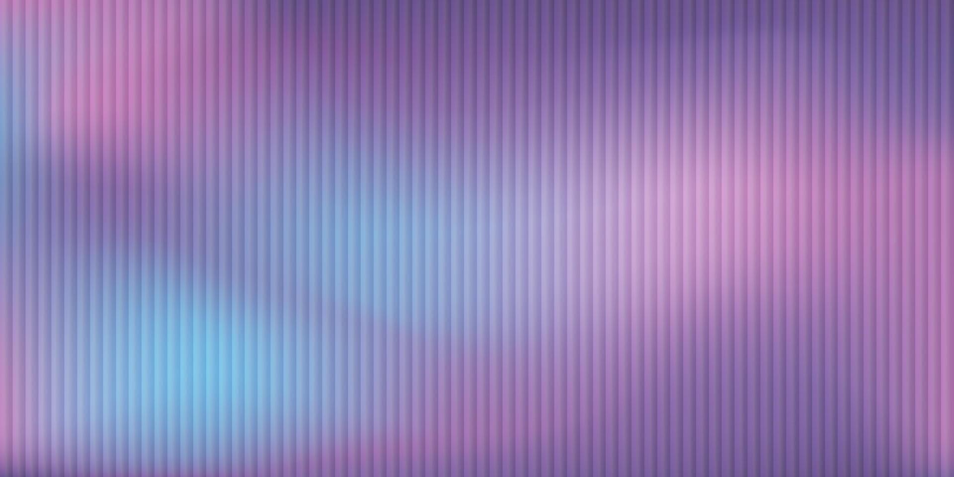 Ribbed glass background. Gradient backdrop with vertical striations stripes. Frosted texture of waves glass, ribbed effect vector