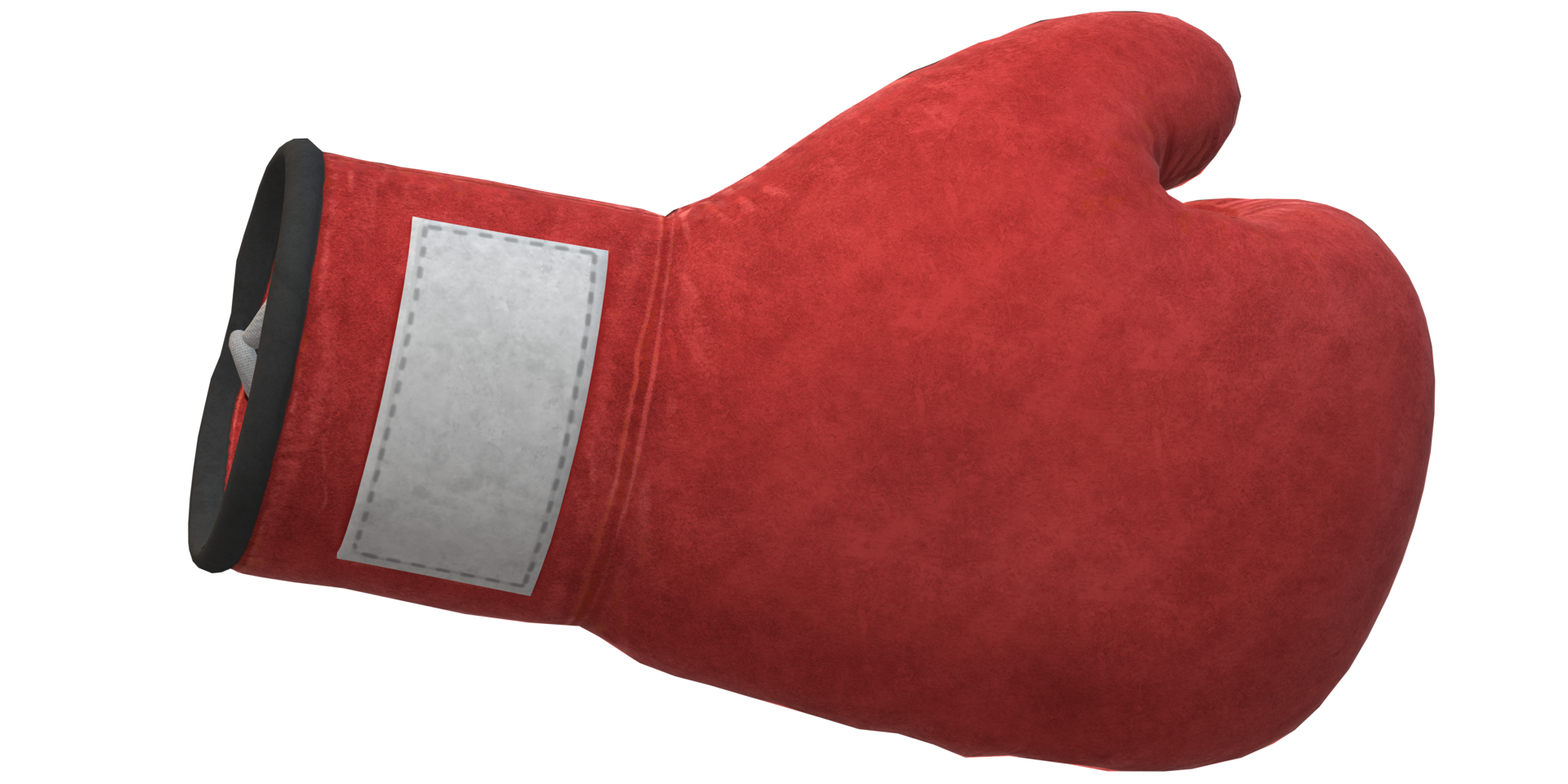Detailed 3D Glove isolated on a Transparent Background png