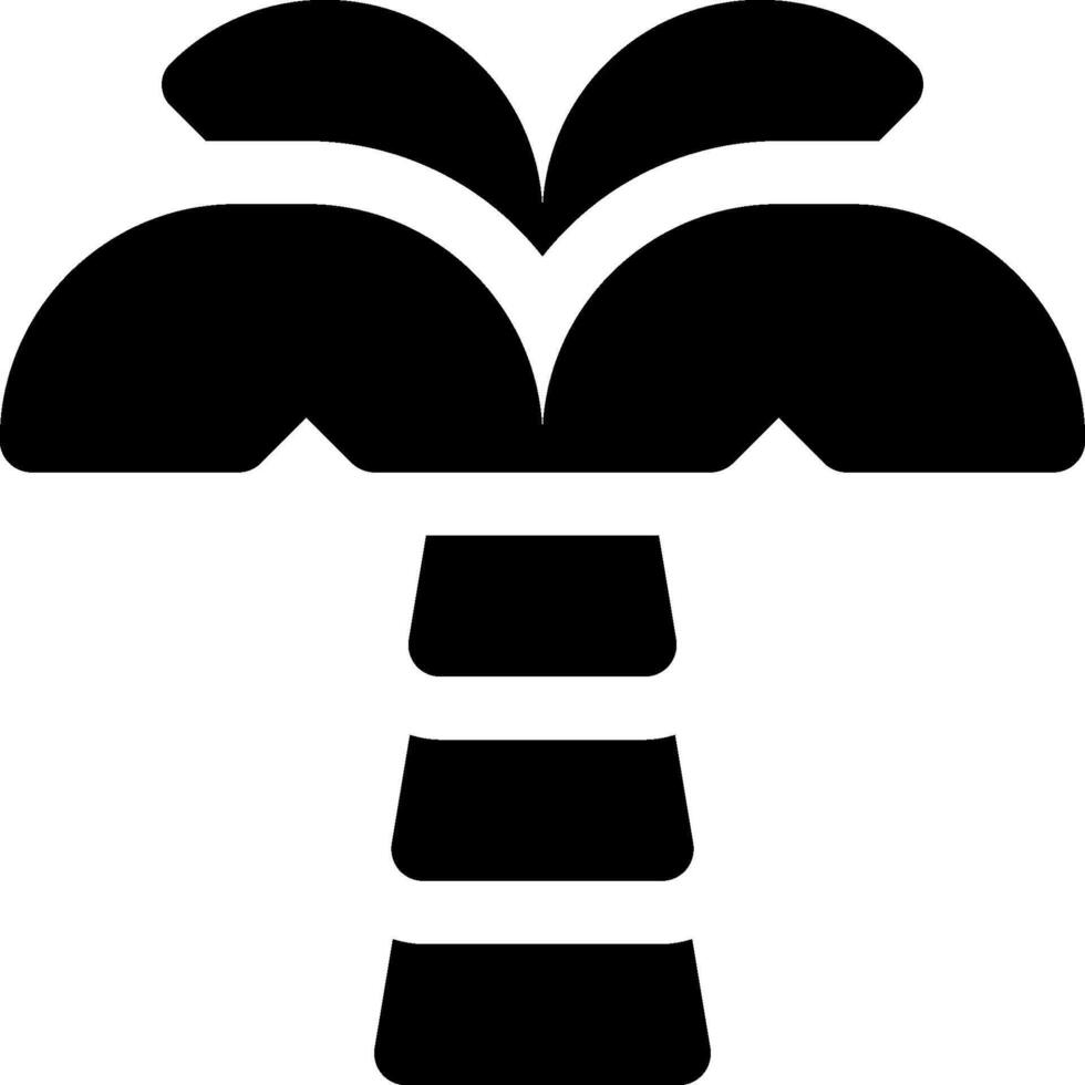 Palm tree icon illustration vector