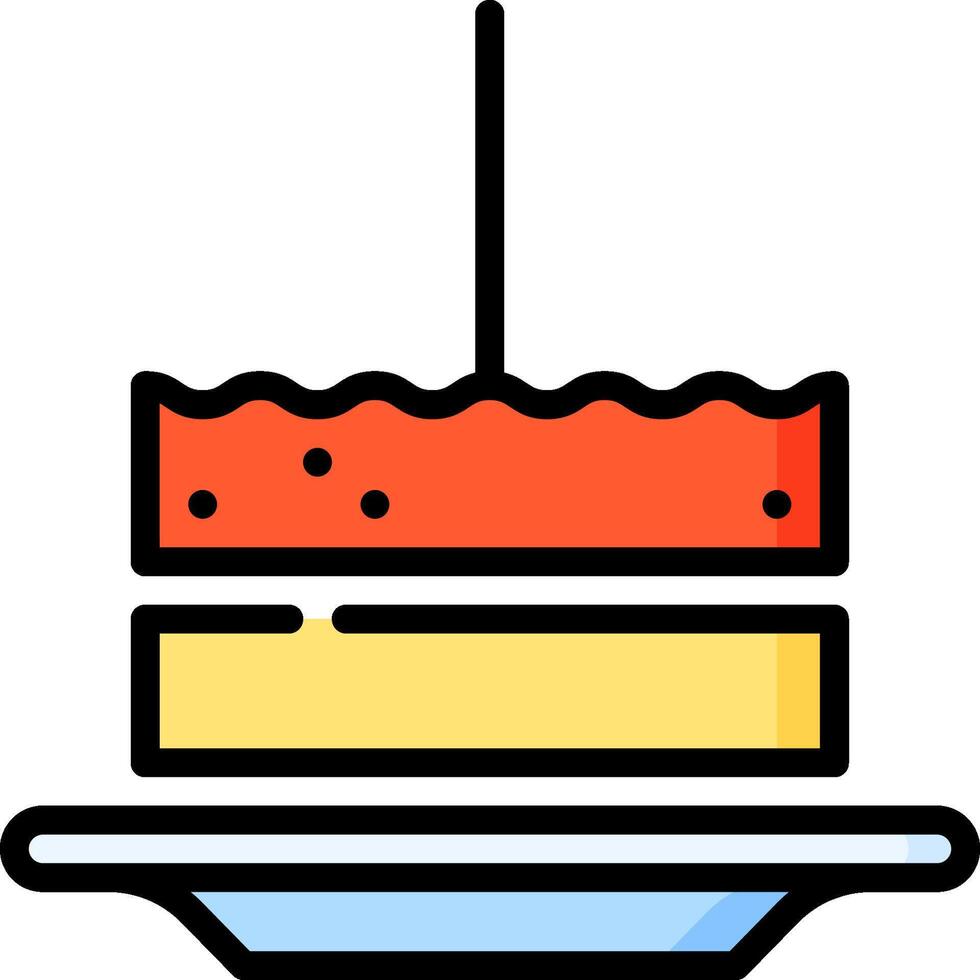 Cake icon illustration vector