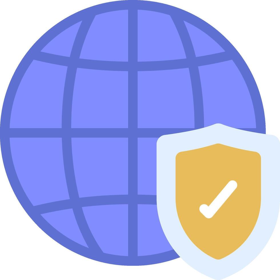 World wide web security icon vector