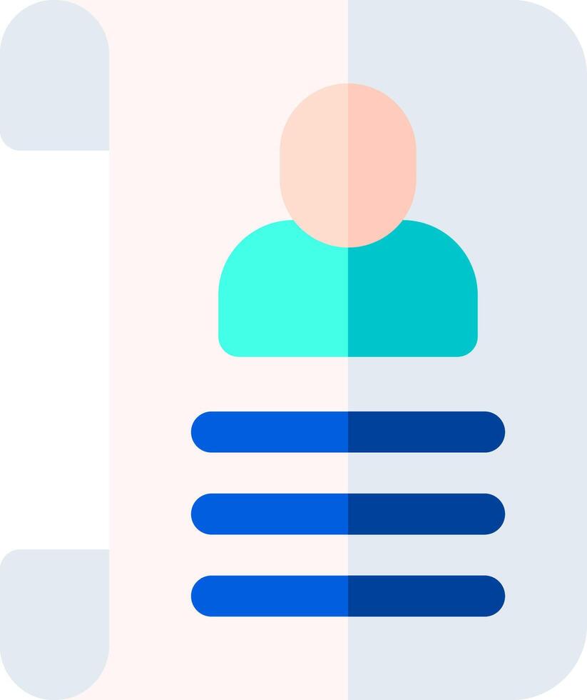A person is sitting in a folder icon vector