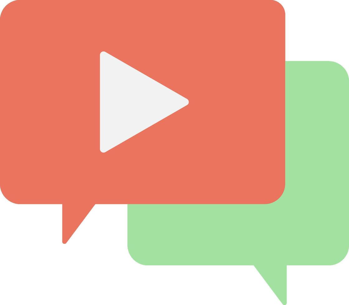A player icon with two speech bubbles vector