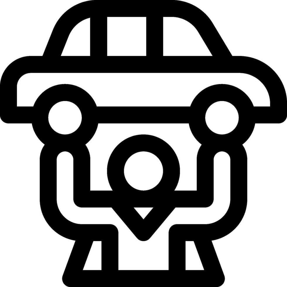 Car mechanic icon vector