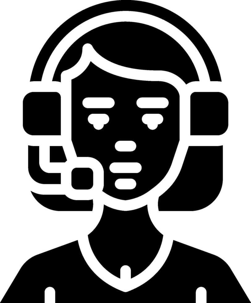 Call center agent icon illustration vector
