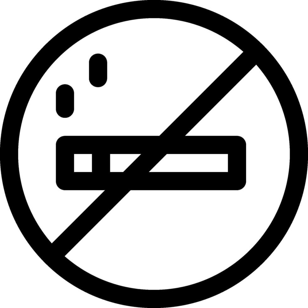No smoking sign vector