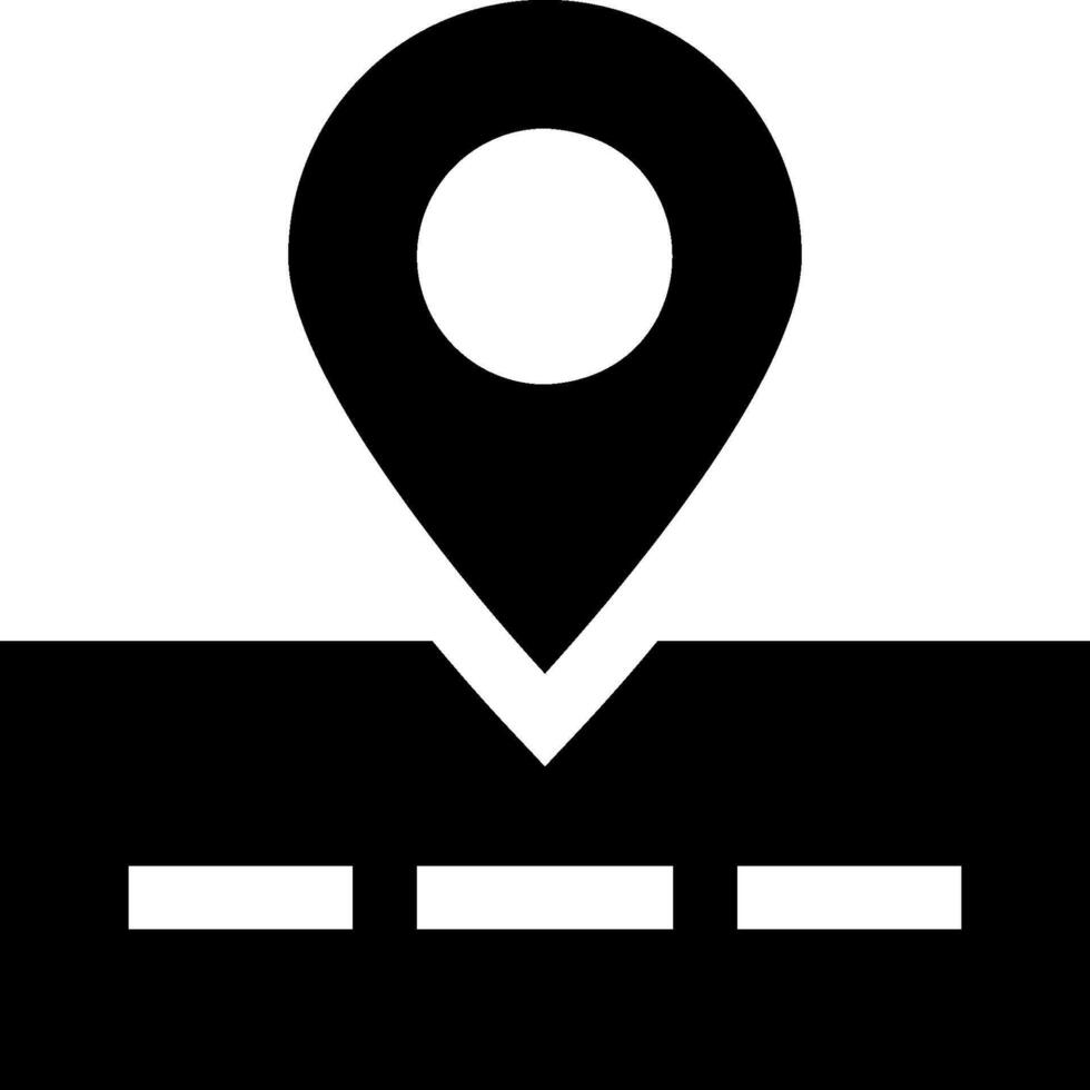 A black and white pin on a white background vector