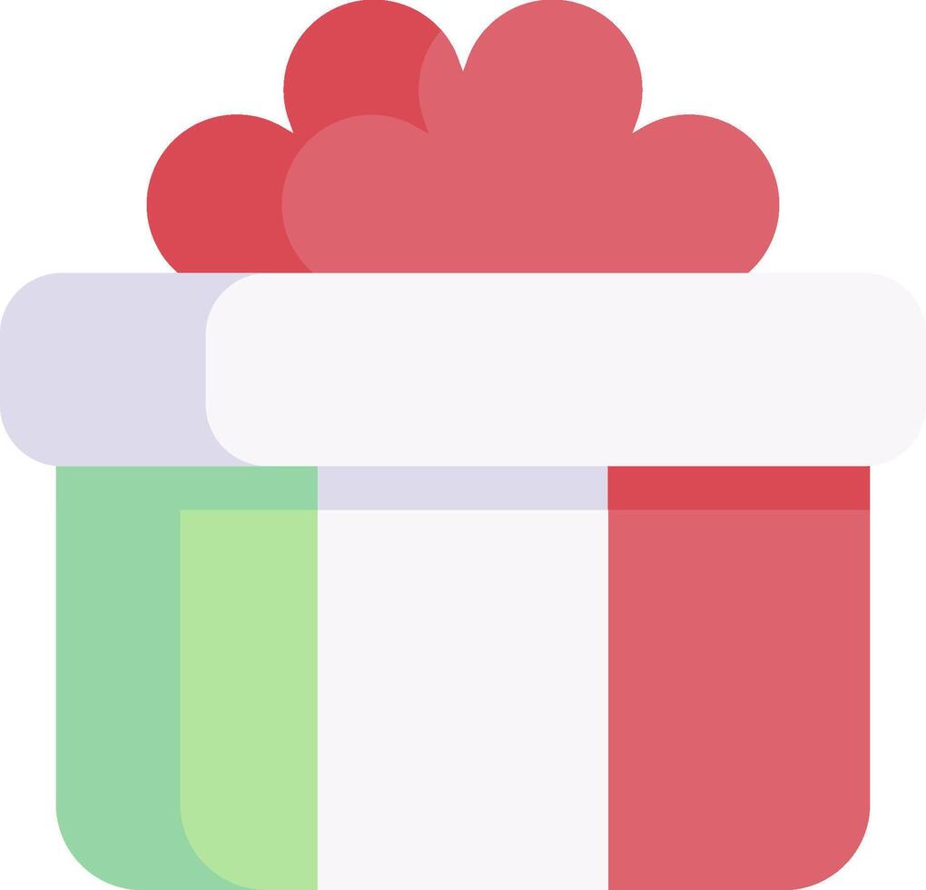 A gift box with hearts on it vector
