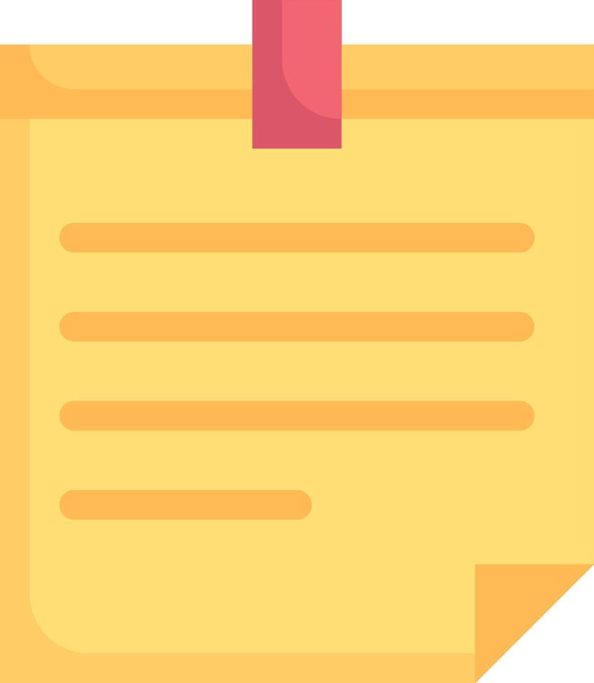 Clipboard icon with sticky note vector