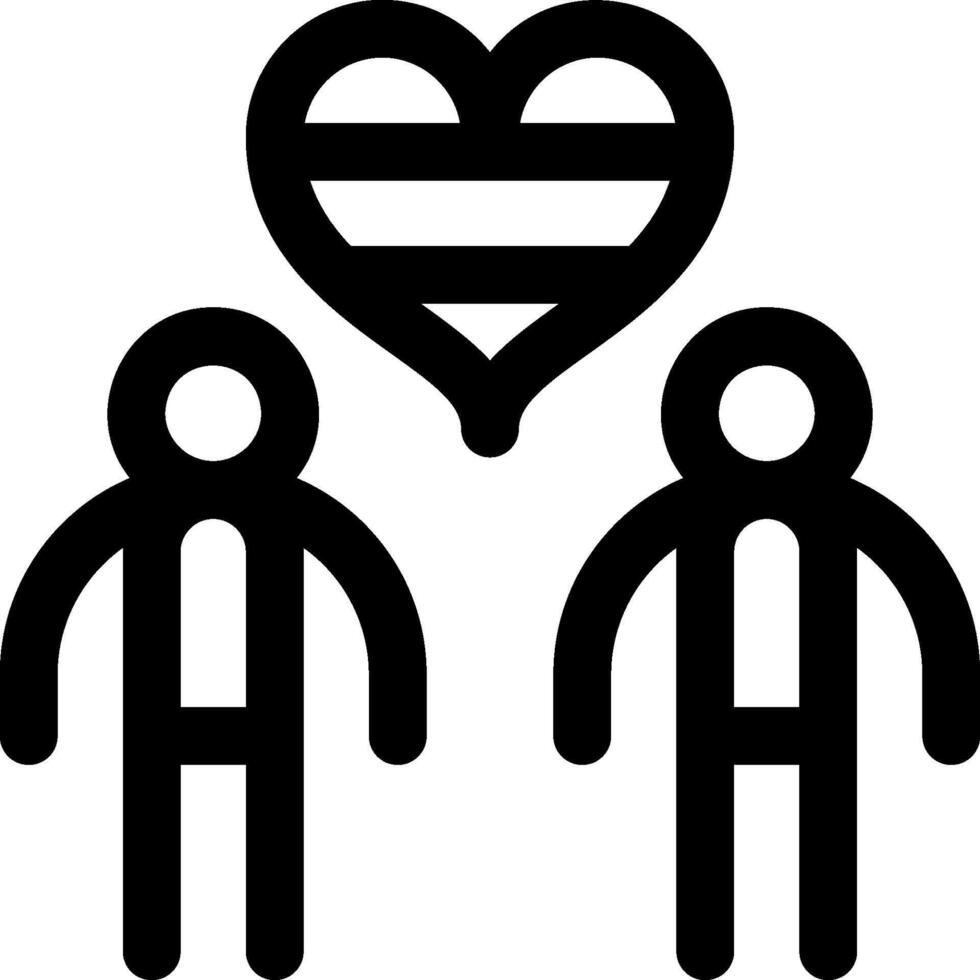 Two people holding hands with a heart in the middle vector