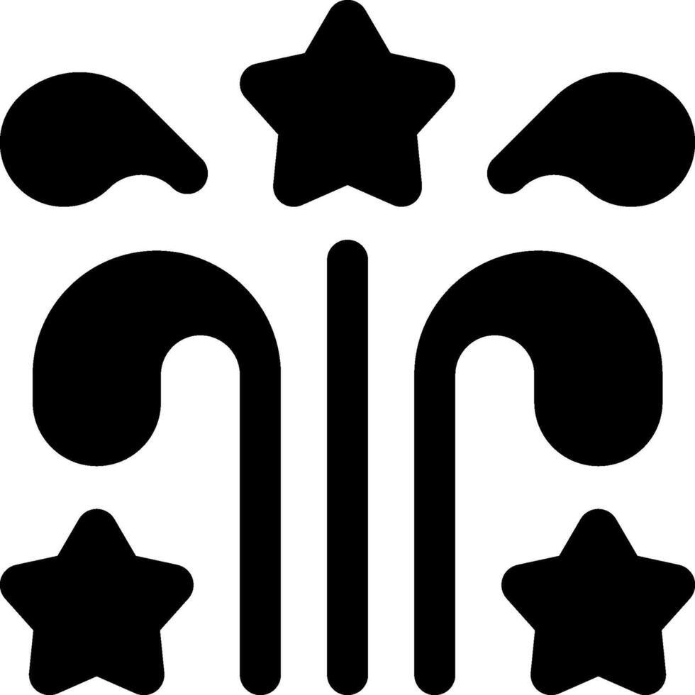 A black and white logo with three stars vector