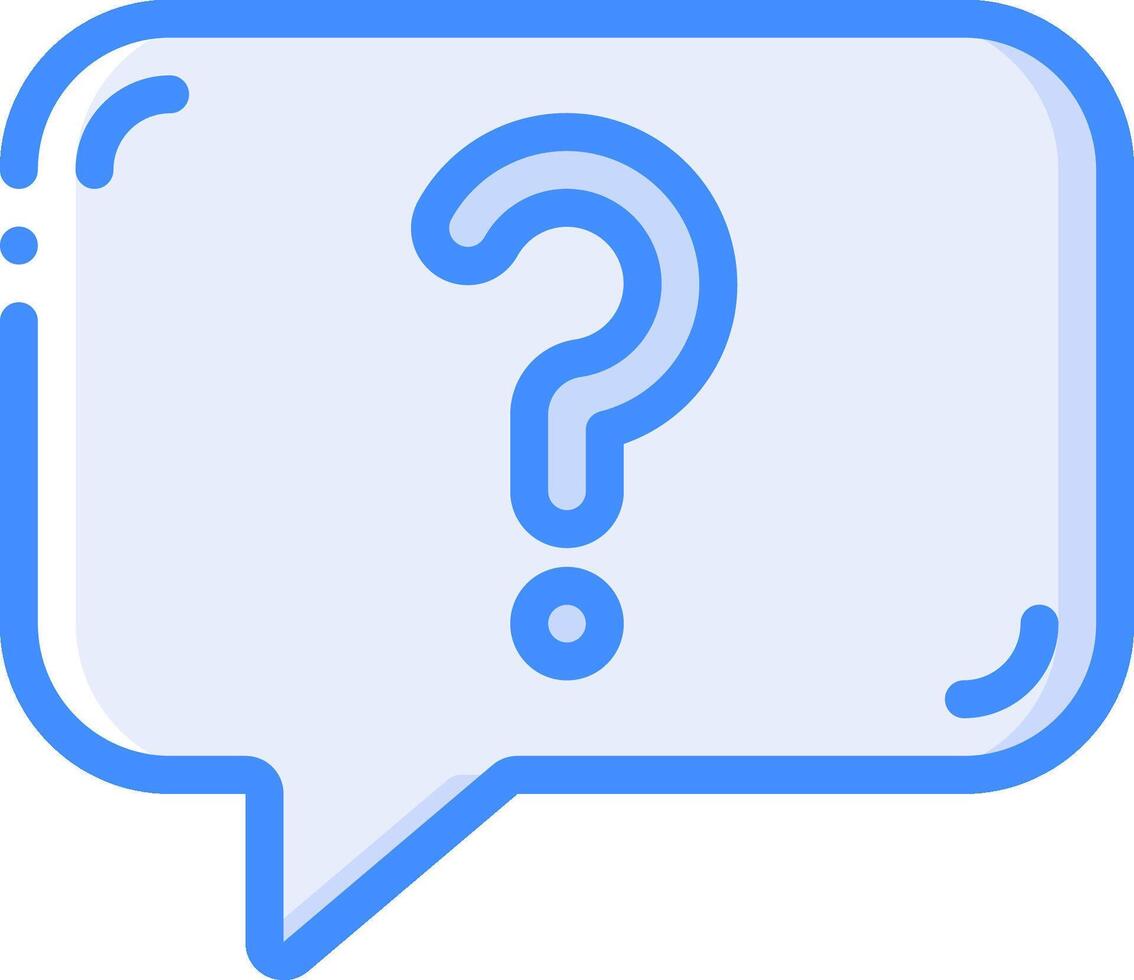 Question mark icon vector