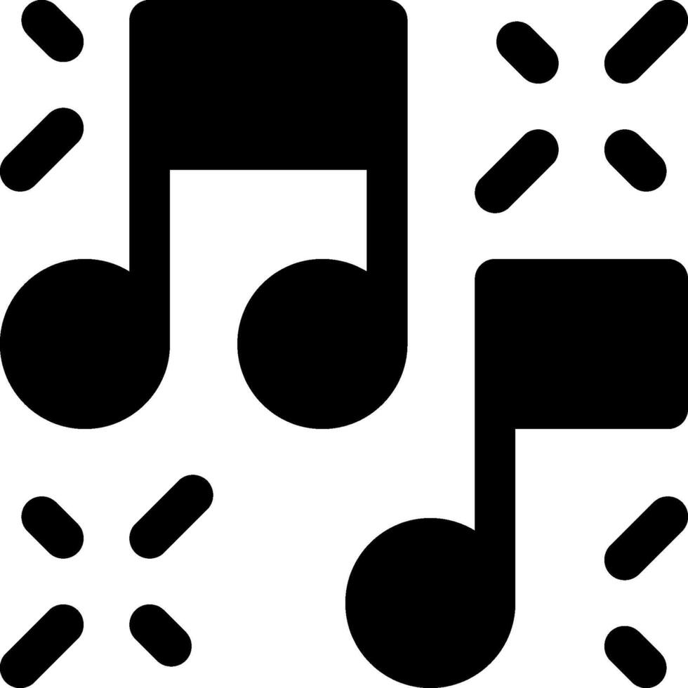 Music notes icon vector