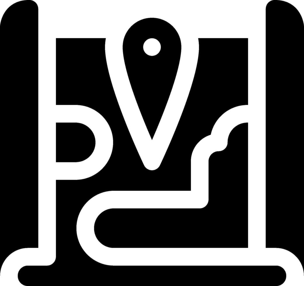 A black and white icon of a person sitting on a chair vector