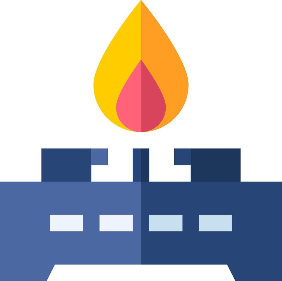 A game controller with a flame on it vector