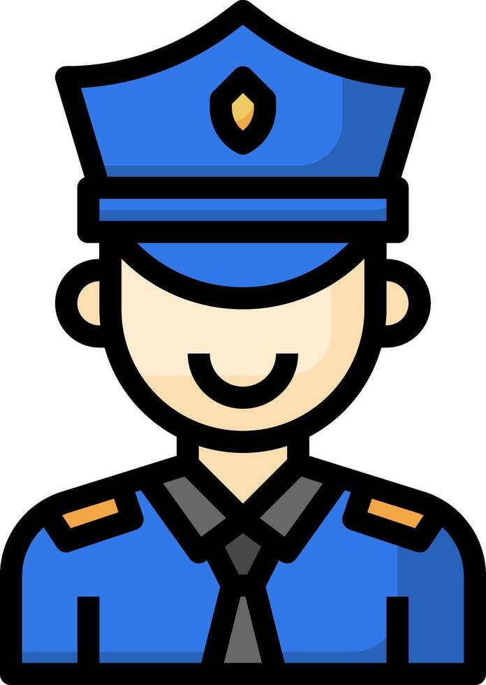 Police officer icon vector