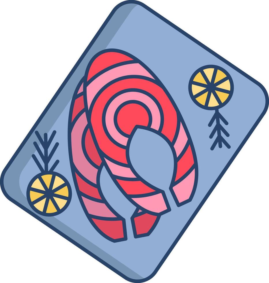 A pair of flip flops with a lemon and a flower vector