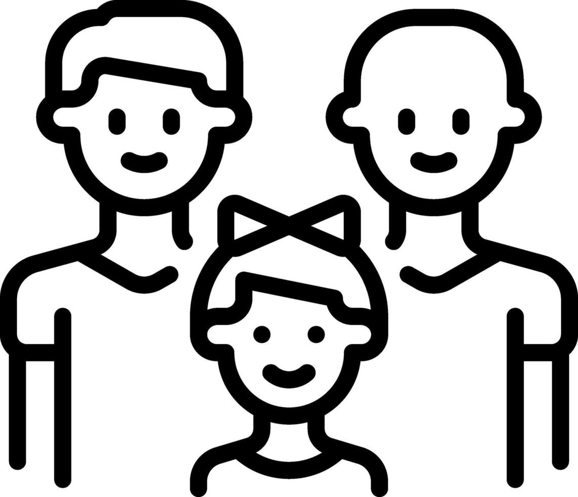 Family icon illustration vector