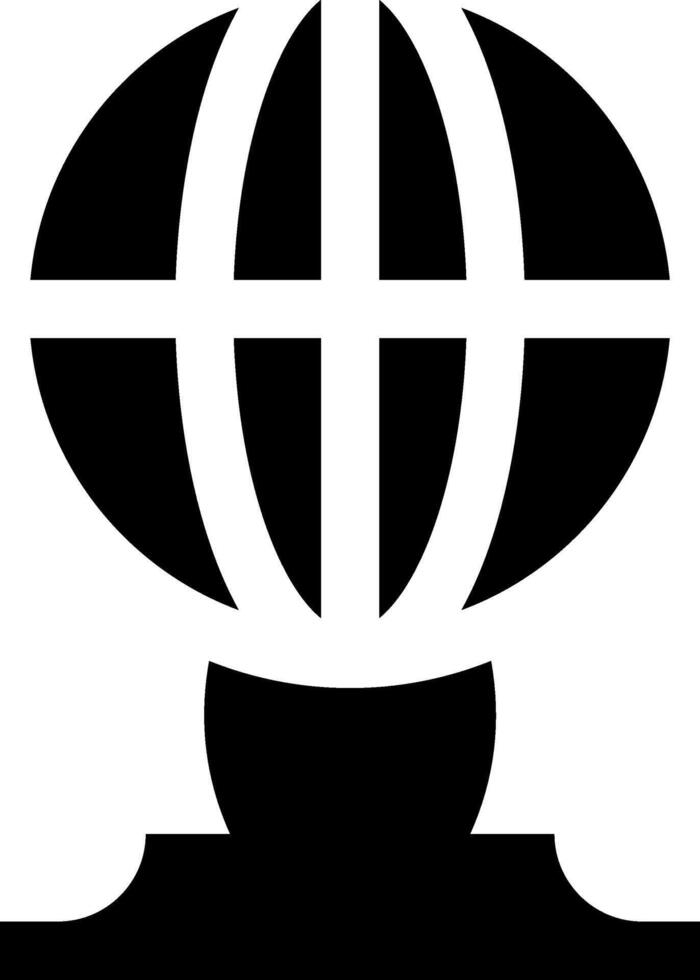 The globe icon on a white background vector