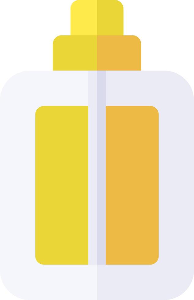 A yellow and white container with a yellow lid vector