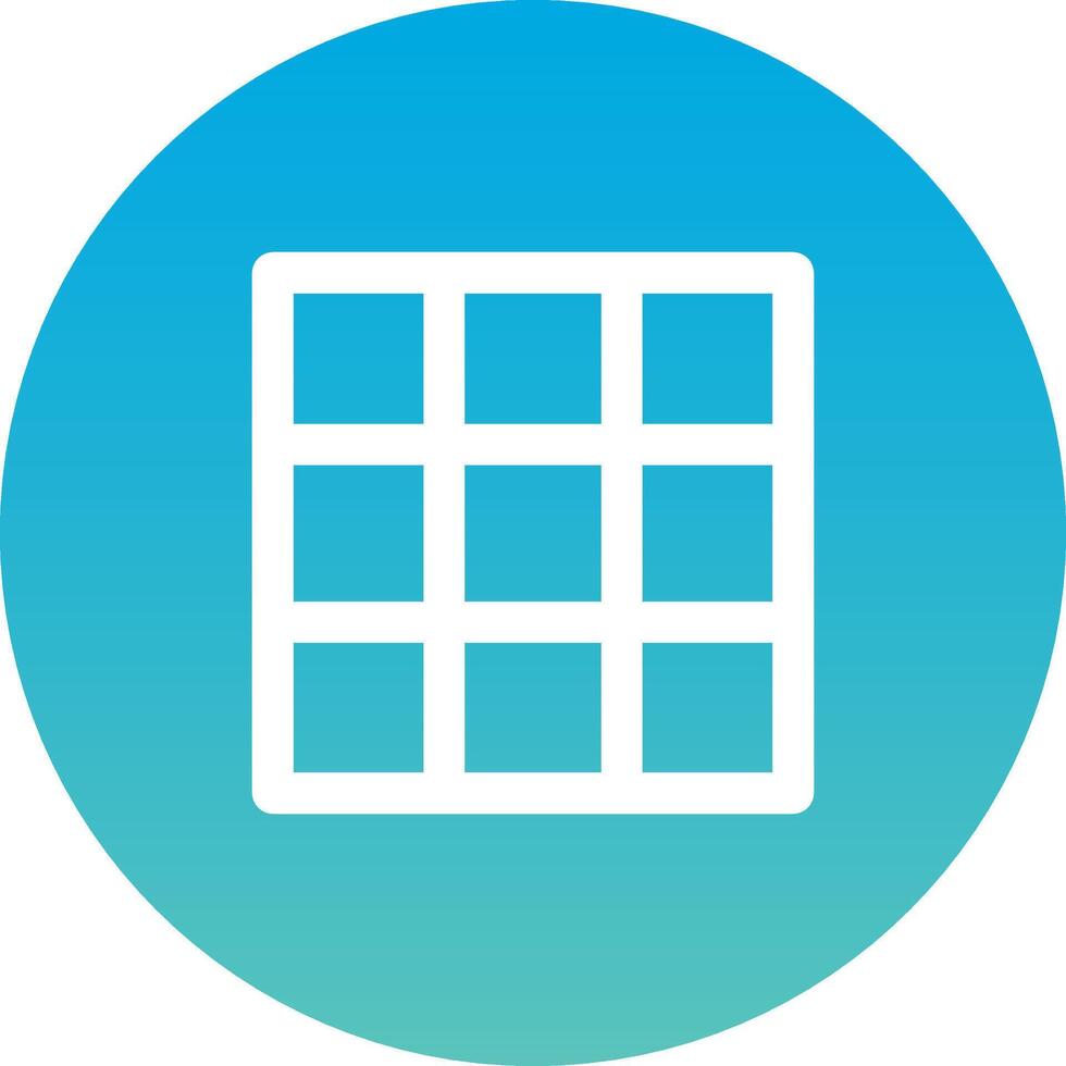 A blue circle with squares on it vector