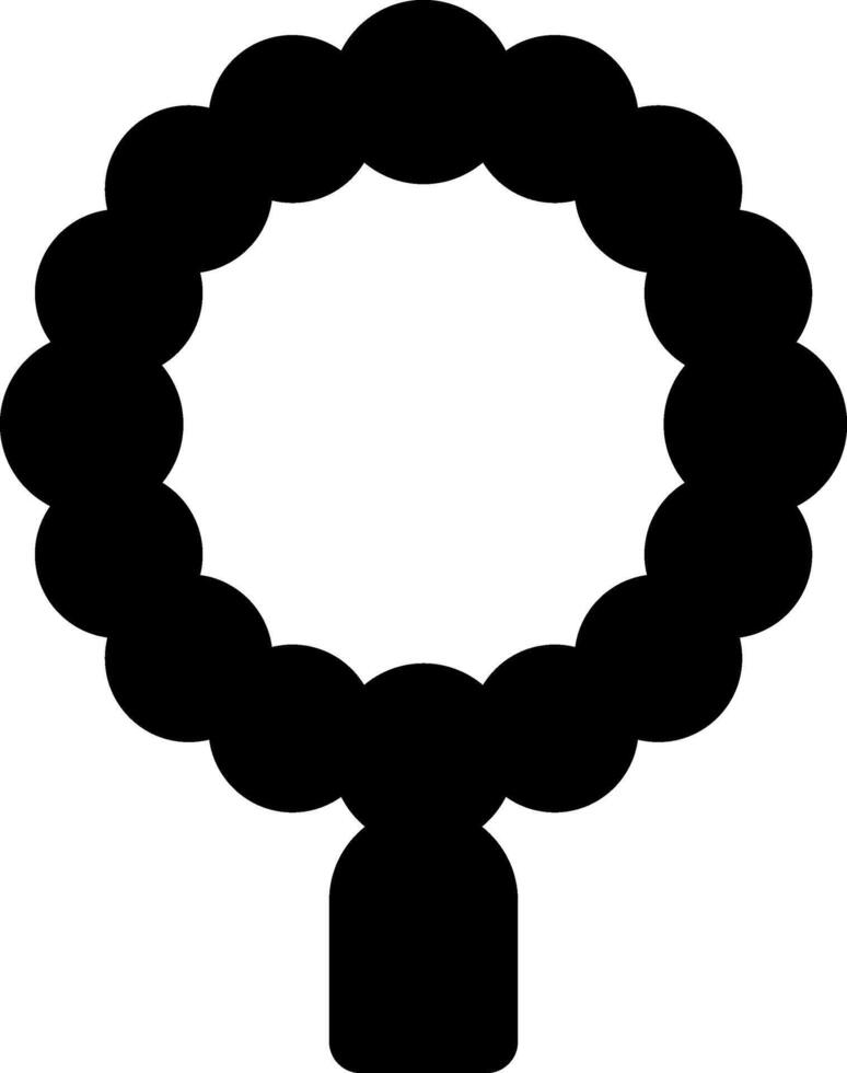 A black and white illustration of a ring vector