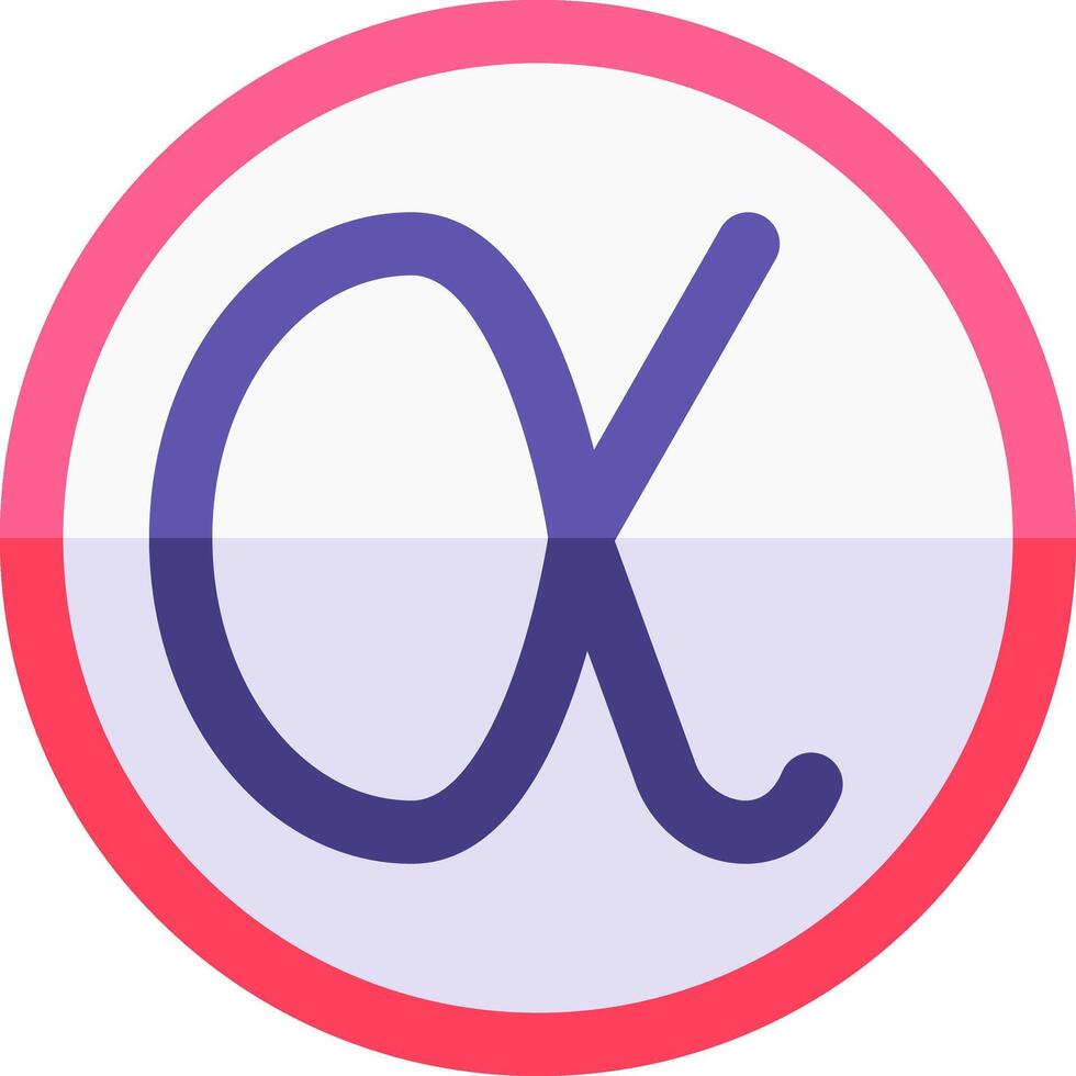The x in a circle with a pink and purple background vector
