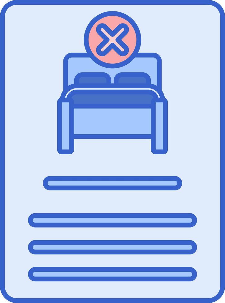 A bed with a cross and a bed sheet vector