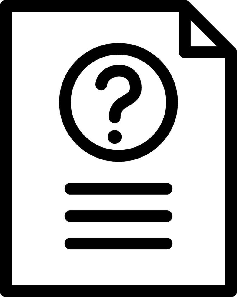 Question mark icon vector