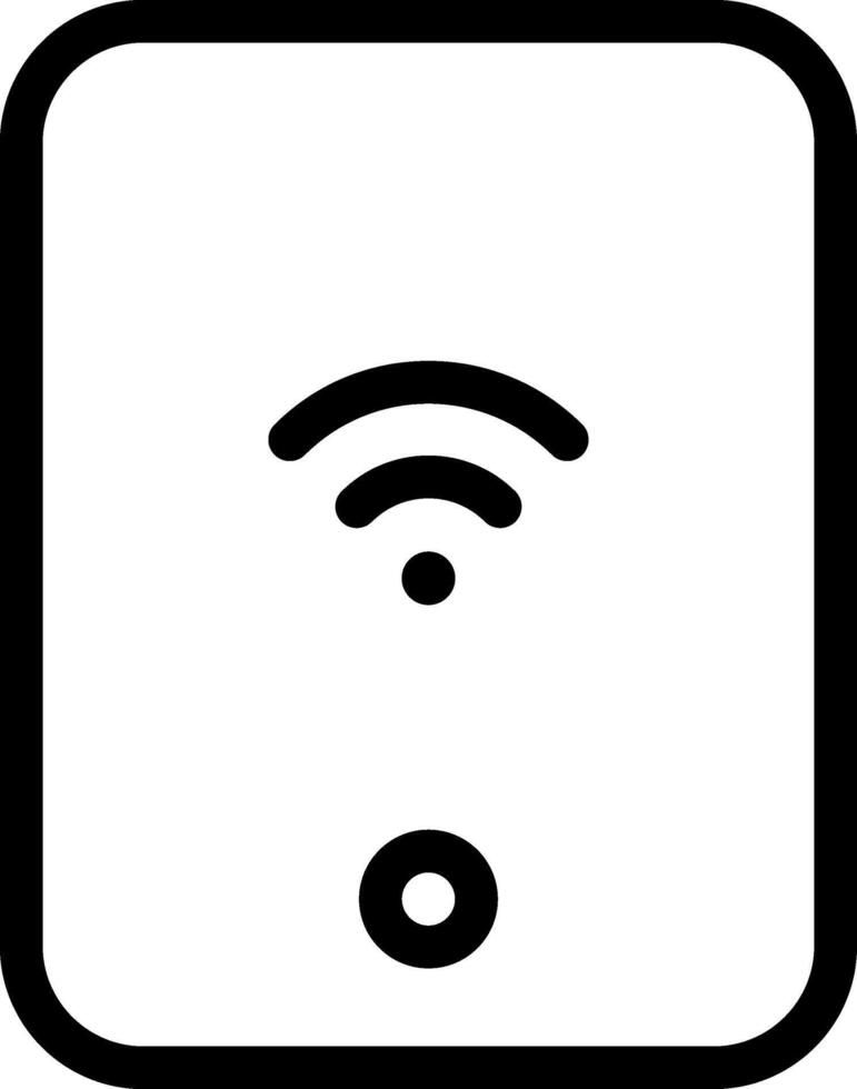 A wifi symbol on a white background vector