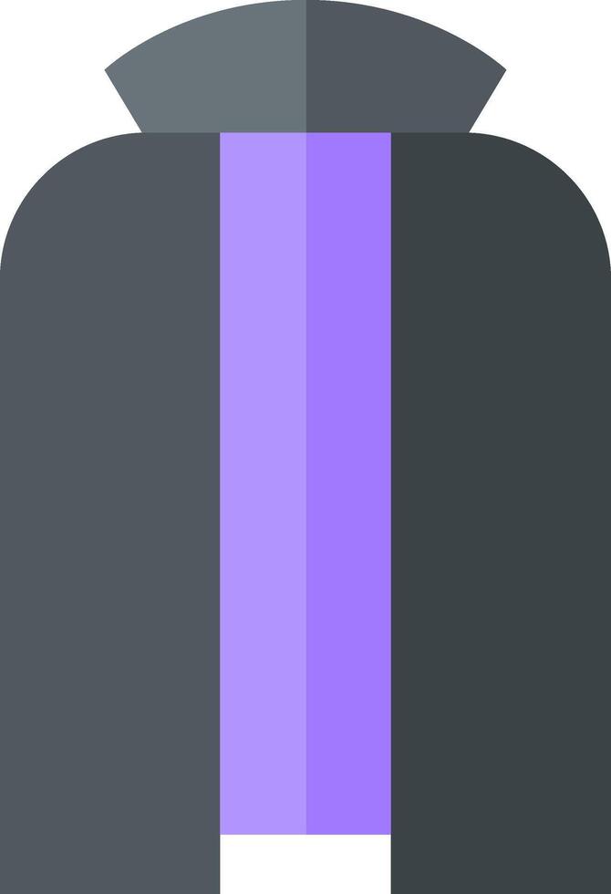 A purple and black backpack icon vector