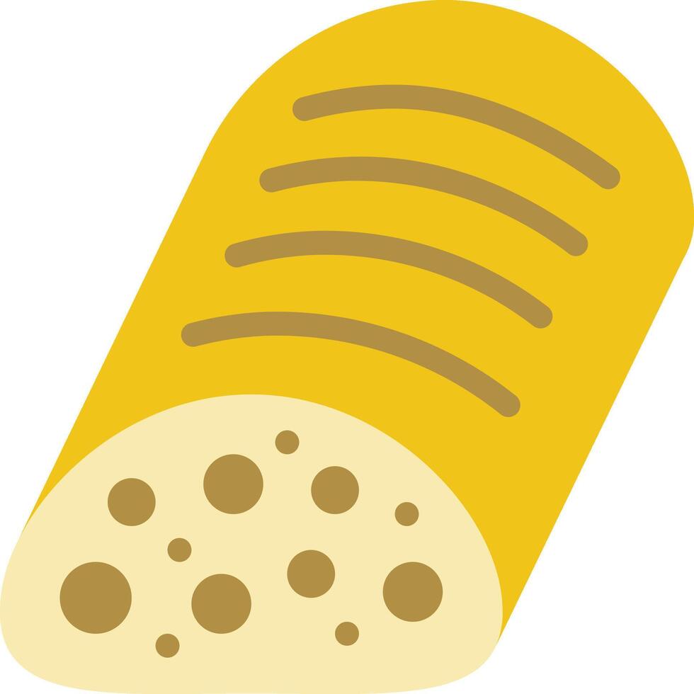 A slice of bread with holes in it vector