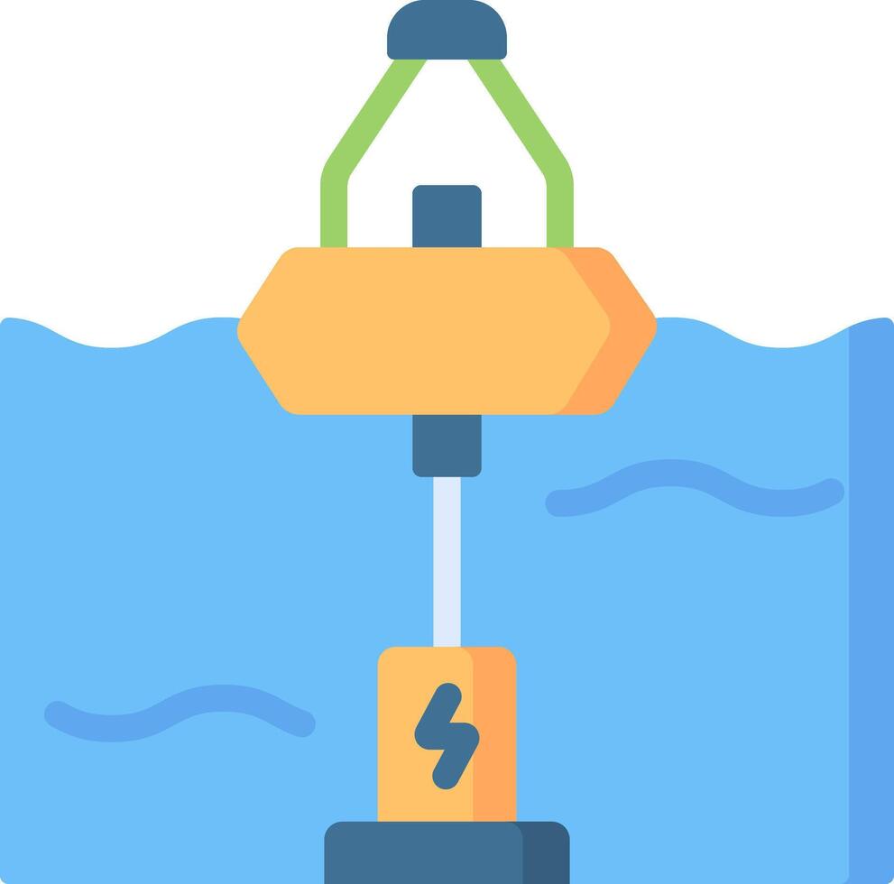 A boat with a boat anchor on top of the water vector