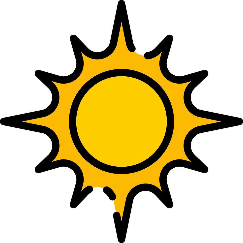 Sun clip art illustration vector