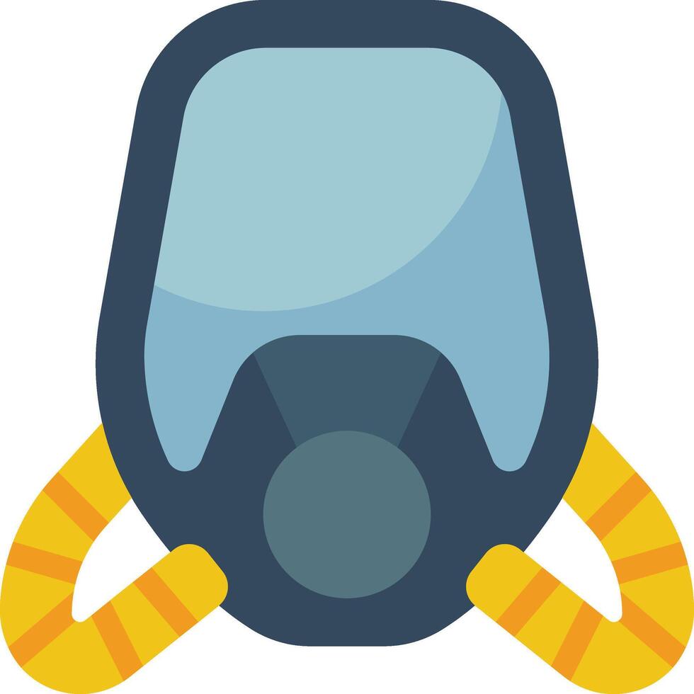 A gas mask icon on a white background vector