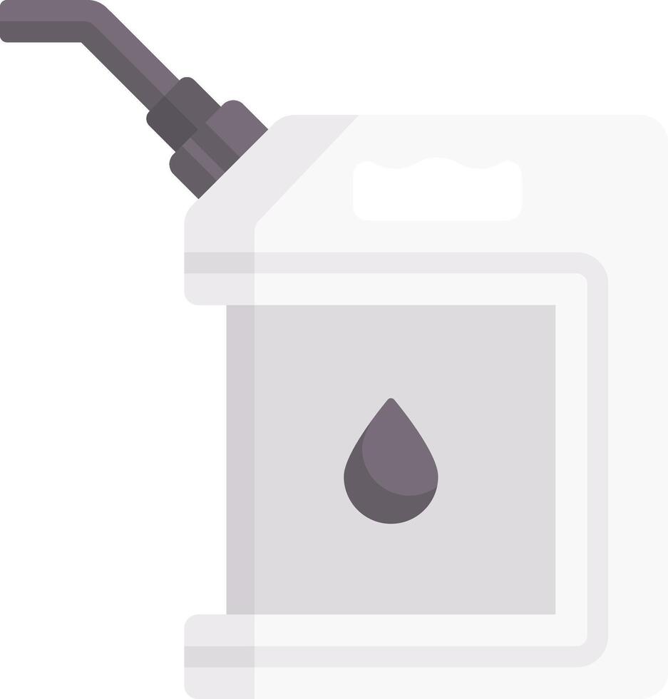 A gallon of oil with a drop of oil in it vector
